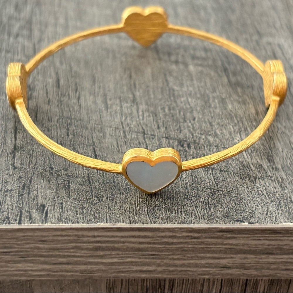 Julie Vos Heart Bangle in Small. Like New.